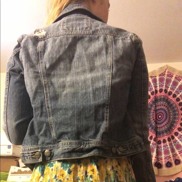 Distressed Jean Jacket - Picture 2 of 4